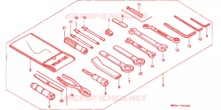 OUTIL Honda MOTO 800 PC800 1995  PC800S