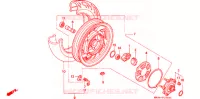ROUE ARRIERE pour Honda PACIFIC COAST 800 de 1997