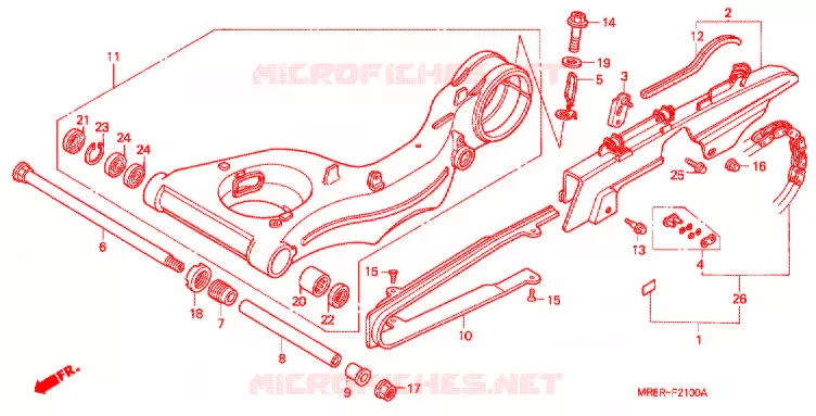 BRAS OSCILLANT Honda MOTO 400 RVF 1996  RVF400RT