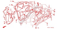 CARENAGES INFERIEUR ('00/'01) pour Honda RVT 1000 R RC51 de 2001