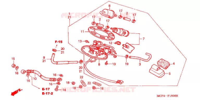 POMPE A ESSENCE Honda MOTO 1000 RC 2002  RVT1000R2