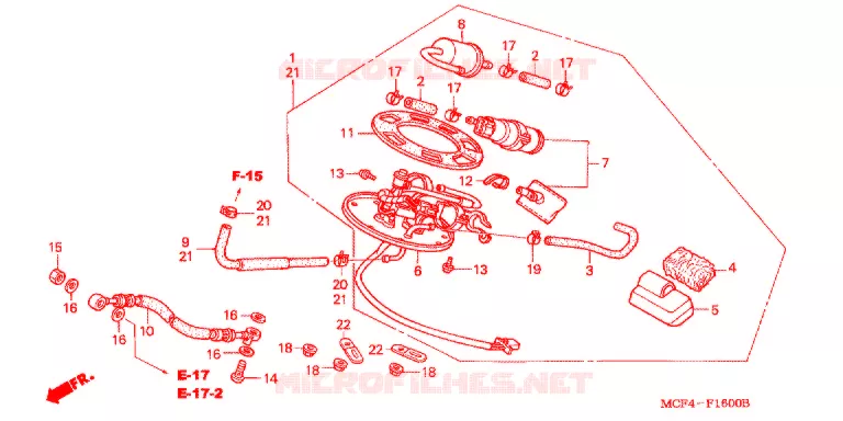POMPE A ESSENCE Honda MOTO 1000 RC 2005  RVT1000R5