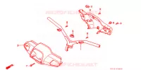 GUIDON   CARENAGE pour Honda VISION MET IN 50 de 1994