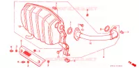 SILENCIEUX D'ECHAPPEMENT pour Honda VISION MET IN 50 de 1994
