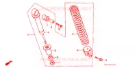 AMORTISSEUR ARRIERE pour Honda SA 50 ELITE SR de 1990