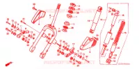 FOURCHE pour Honda SA 50 ELITE SR de 1991