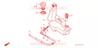 RESERVOIR D'HUILE pour Honda SA 50 ELITE SR de 1991