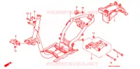 CADRE pour Honda SA 50 ELITE SR de 1995