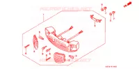 CLIGNOTANT ARRIERE pour Honda SA 50 ELITE SR de 1995