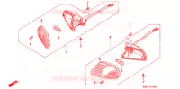 CLIGNOTANT AVANT pour Honda SA 50 ELITE SR de 1995