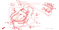 COFFRE pour Honda SB 50 ELITE E de 1989
