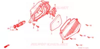 FILTRE A AIR pour Honda SB 50 ELITE E de 1990