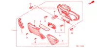 FEUX ARRIERE pour Honda 50 LIVE DIO MAGENTA de 1994