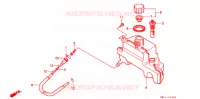 RESERVOIR D'HUILE pour Honda 50 LIVE DIO MAGENTA de 1994