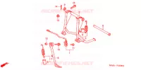 BEQUILLE pour Honda ST 1100 de 2002
