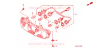 FEUX ARRIERE pour Honda ST 1100 de 2002