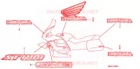 AUTOCOLLANTS pour Honda ST 1100 ABS de 2002