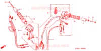 COMMODO   LEVIER   CABLE pour Honda ST 1100 ABS de 2002