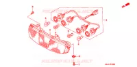 FEUX ARRIERE pour Honda ST 1100 ABS de 2002