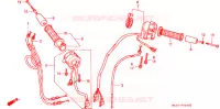 COMMODOS   POIGNEES pour Honda ST 1100 ABS II de 1997