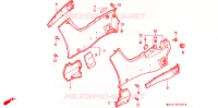 COUVERCLES LATERAUX pour Honda ST 1100 ABS II de 1997