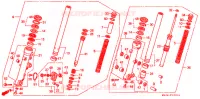 FOURCHE pour Honda ST 1100 ABS II de 1997