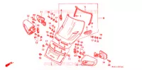 PARE BRISE pour Honda ST 1100 ABS II de 1997