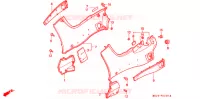 COUVERCLES LATERAUX pour Honda ST 1100 ABS II de 1998