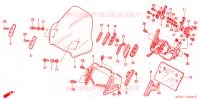 PARE BRISE pour Honda PAN EUROPEAN ST 1300 de 2004
