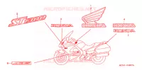 AUTOCOLLANTS pour Honda ST 1300 ABS de 2004