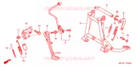 BEQUILLE pour Honda ST 1300 ABS de 2004