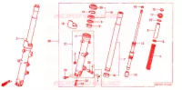 FOURCHE pour Honda ST 1300 ABS de 2004