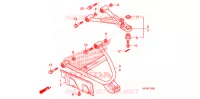 TRIANGLES AVANT pour Honda FOURTRAX 420 RANCHER 4X4 AT de 2009