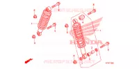 AMORTISSEUR AVANT pour Honda FOURTRAX 420 RANCHER 4X4 AT de 2011