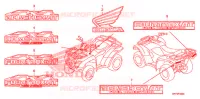 AUTOCOLLANTS pour Honda FOURTRAX 420 RANCHER 4X4 AT de 2011
