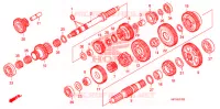 BOITE DE VITESSES pour Honda FOURTRAX 420 RANCHER 4X4 AT de 2011