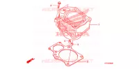 CYLINDRE pour Honda FOURTRAX 420 RANCHER 4X4 AT de 2011