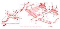 REPOSE PIED   PEDALE pour Honda FOURTRAX 420 RANCHER 4X4 AT de 2011