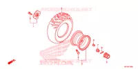 ROUE ARRIERE pour Honda FOURTRAX 420 RANCHER 4X4 AT de 2012
