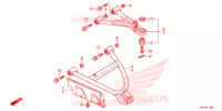 TRIANGLES AVANT pour Honda FOURTRAX 420 RANCHER 4X4 AT de 2012
