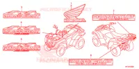 AUTOCOLLANTS pour Honda FOURTRAX 420 RANCHER 4X4 AT CAMO de 2013