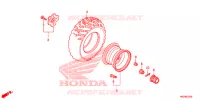 ROUE ARRIERE pour Honda FOURTRAX 420 RANCHER 4X4 ES CAMO de 2014