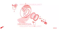 ROUE ARRIERE pour Honda FOURTRAX 420 RANCHER 4X4 ES de 2014