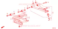 TRIANGLES AVANT pour Honda FOURTRAX 420 RANCHER 4X4 ES de 2016