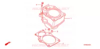 CYLINDRE pour Honda FOURTRAX 420 RANCHER 4X4 Electric Shift CAMO de 2008