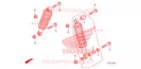 AMORTISSEUR AVANT pour Honda FOURTRAX 420 RANCHER 4X4 Electric Shift de 2009