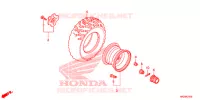 ROUE ARRIERE pour Honda FOURTRAX 420 RANCHER 4X4 Manual Shift CAMO de 2014