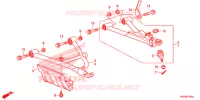 TRIANGLES AVANT pour Honda FOURTRAX 420 RANCHER 4X4 Manual Shift CAMO de 2014