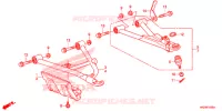 TRIANGLES AVANT pour Honda FOURTRAX 420 RANCHER 4X4 Manual Shift CAMO de 2014