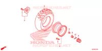 ROUE ARRIERE pour Honda FOURTRAX 420 RANCHER 4X4 Manual Shift de 2014